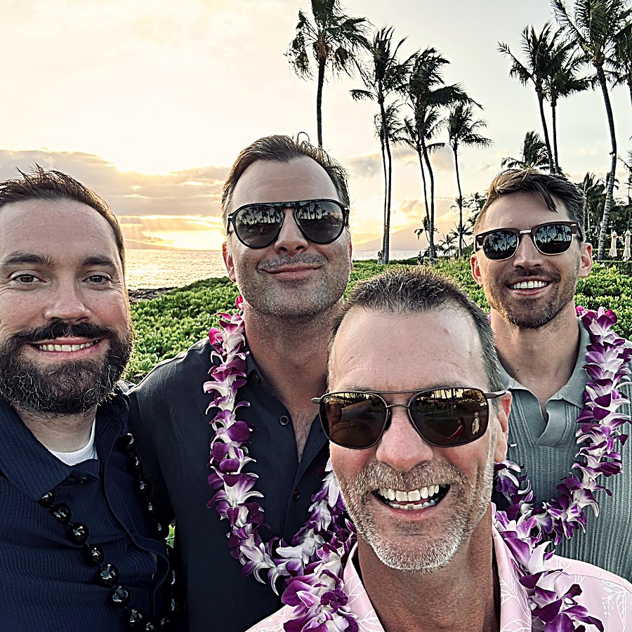 John Ballard with Jon Eller on Maui